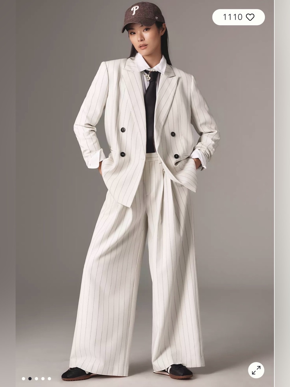 Avery Elastic-Back Trousers by Maeve